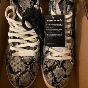 Sequined Converse sneakers